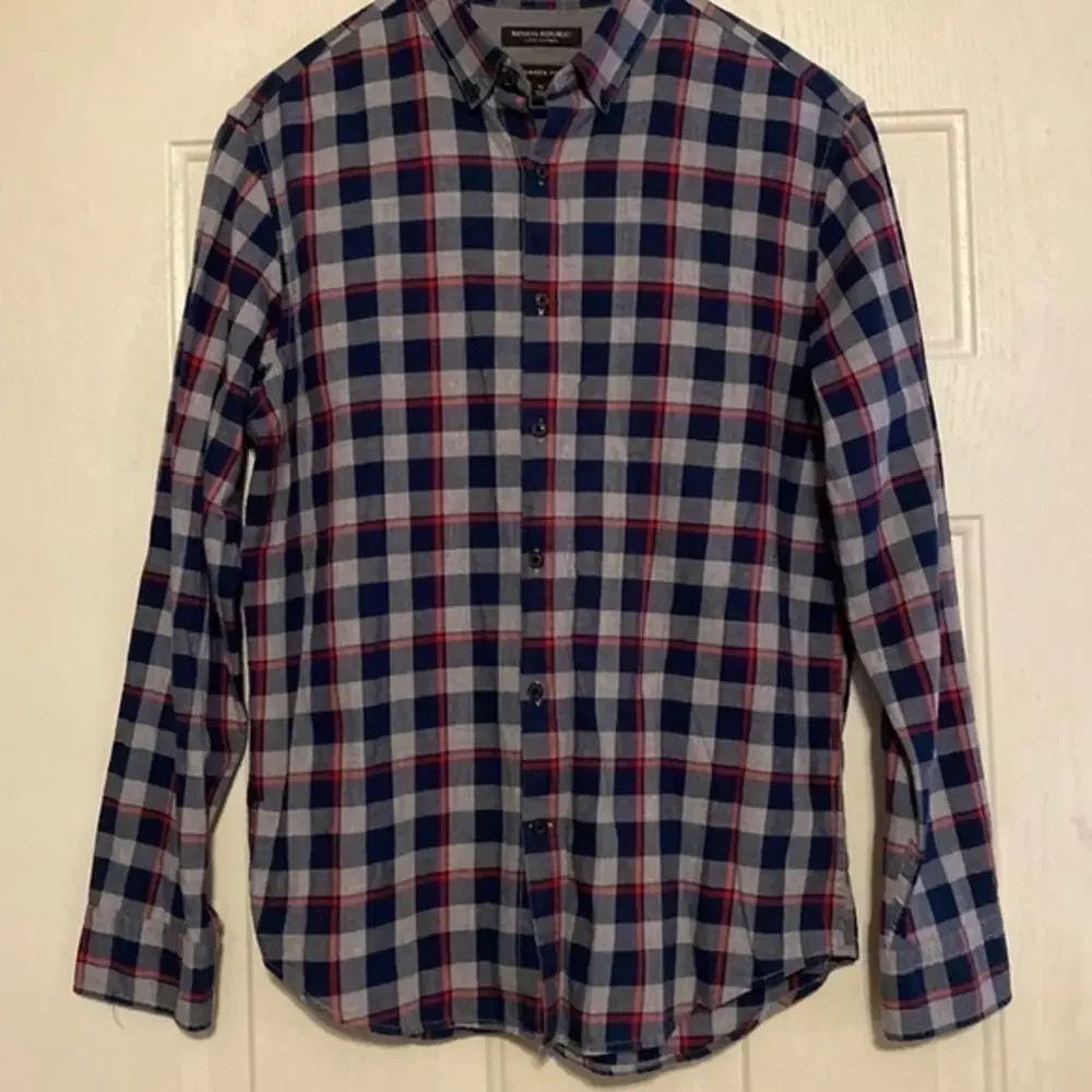Banana Republic luxe flannel Camden fit shirt